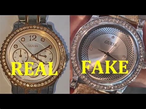 how to spot a fake guess watch|guess watch real or fake.